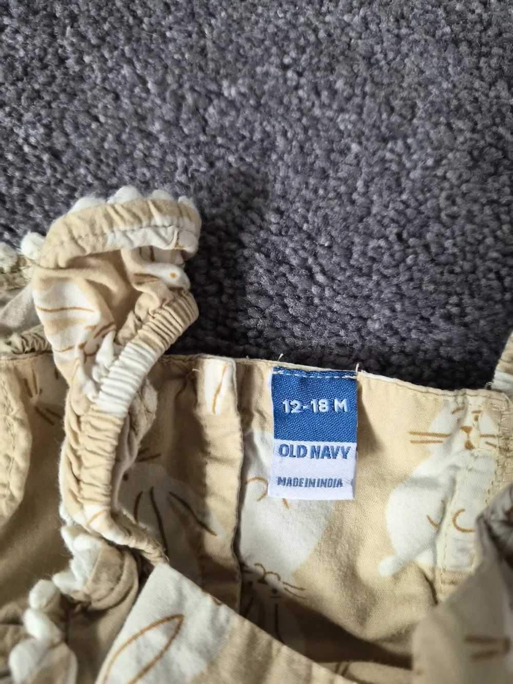 Old Navy Printed Ruffle-Trim One-Piece Romper
